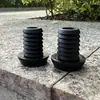Tapón de manillar de bicicleta tapón de goma roscado tapón de protección de manillar de bicicleta plegable de velocidad fija de montaña accesorios de ciclismo
