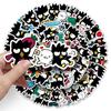 50 adesivos decorativos à prova d'água para caderno Sanrio XO com desenho de pinguim fofo e conta de mão, atacado