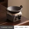 Queimador de Incenso Cerâmico Artesanal Vintage Inspirado em Zen com Aroma de Sálvia e Cedro, Queimador de Chá e Difusor