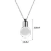 Venta al por mayor del fabricante Mini collar de botella de vidrio para desear Colgante de botella de deriva de alambre retorcido que se puede abrir Colgante de botella de cabello fetal