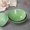 Cuenco de arroz de celadón para el hogar Longquan, cuenco de sopa de fideos grande y pequeño xiangyun chino, cuenco de cerámica, cuenco individual para comer, cuenco tipo cubo