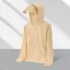 Ropa de Protección Solar de Seda Helada para Exteriores Estilo Pareja para Mujer UPF100+ Sensación Helada Ropa de Protección Solar Anti-UV para Hombre Casual para Exteriores