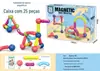 Zhile Cruzamento de Fronteiras Variados Varas Magnéticas Educação Infantil Blocos de Construção de Partículas Grandes Montagem Desenvolvimento da Inteligência Infantil Brinquedos Magnéticos Montados