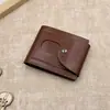 Novo Porta-Cartões Transfronteiriço Design de Grande Capacidade Carteira Vendedor Quente da Amazon Em Estoque Couro de Cera de Óleo Porta-Cartões Masculino Retrô