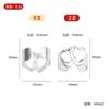 Material de hierro-aluminio trenza sucia extensión de cabello anillo de extensión de cabello tubo recto accesorios para extensiones de cabello fabricantes suministro directo embalaje en caja