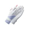 Guantes de seda helada con protección solar para verano, cortos, finos, para conducir, deportes al aire libre, guantes transpirables