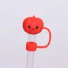 Tapa para Popote Stanley 10mm Diámetro Grande PVC Popote Suave Tapa Muñeco de Dibujos Animados Tapa Antipolvo Mayoreo