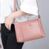 Bolso sencillo de piel genuina para mujer Bolso de hombro de alta gama Bolso cuadrado pequeño moderno que combina con todo Bolso cruzado para madre Gran capacidad