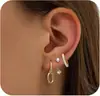Amazon Nuevos Pendientes Geométricos de Cobre y Zirconio Pendientes de Hojas Completamente Diamantados Pendientes de Moda para Mujer