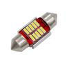 Luz de techo para coche, doble punta, 31 mm, 36 mm, 39 mm, 41 mm, 12 SMD, 4014, 12 LED, luz de matrícula continua