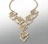 Collar de Metal Hueco Geométrico Triangular Rectangular Exagerado, Versátil, de Moda, Best-Seller en Amazon Transfronterizo Europeo y Americano
