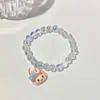 Perro de canela de jade lindo de dibujos animados melody anillo de pelo de goma pequeño no daña el pelo atar cola de caballo cuerda para la cabeza todo a juego accesorios para el pelo sanrio