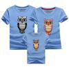 Venta al por mayor de ropa de verano para padres e hijos, nueva ropa para niños, ropa de algodón fino para niños, camiseta de manga corta de algodón fino para hombres y mujeres, ropa de clase, impresión de generación