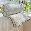 Colcha de Verano Tradicional Lavable de Algodón Nube, Colcha de Verano de Hilo Tipo Nube, Colcha para Aire Acondicionado, Colcha Fina de Verano Doble para Dormitorio de Estudiante