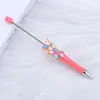 Nuevo Bolígrafo de Cuentas con Caramelo de Corazón para DIY, Bolígrafo de Bola Lindo Educativo Pintado a Mano, Bolígrafo de Regalo para Estudiante Hecho a Mano al por Mayor