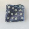 Lenço de Bolso Floral Estilo Hong Kong Retrô Lenço para Terno de Negócios Masculino Transfronteiriço Acessórios de Vestido Estilo Coreano Quadrado de Peito Quadrado Pequeno