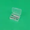Caja Rectangular Transparente de Plástico Vacía Caja de Almacenamiento para Tapones para los Oídos Parches de Manicura Caja de Embalaje para Piezas Digitales Caja de PP para Objetos Pequeños