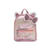 Moda Nova Bolsa Infantil Desenho Animado Laço Orelhas de Gato Fofas Mochila Colorida Tendência Estampa Explosão Bolsa de Princesa