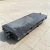 Camión plataforma subterráneo de calibre 600 con una superficie de carga lisa y espaciosa, que ofrece maniobrabilidad flexible; un vehículo de transporte de plataforma para vía minera