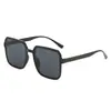 Óculos de Sol Versáteis para Estilo de Rua, Armação Quadrada, Óculos de Sol de Armação Grande, Atacado do Fabricante, Proteção UV, Óculos de Sol, Looks Fashion