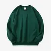 Sudadera de Felpa Pesada con Logo Personalizado, Sudadera Oversize de Cuello Redondo Caída de Hombros para Primavera y Otoño, Sudadera Unisex con Hombro Caído y Texto Impreso