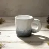 Taza de Café Estilo Japonés Taza de Té de la Tarde Tazas de Pareja Cerámica Retro Taza de Desayuno Cerámica Gruesa Hecha a Mano Taza de Café