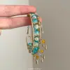 Pulsera de Piedras de Color Dopamina para Mujer Diseño Único de Nicho Joyería para Manos Estilo Bohemio Vacacional