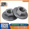 Porca com flange sextavada alargada aço carbono sextavado externo flange alargado porca com flange de borda grande soldada