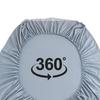 Sábana Bajera Ajustable de Algodón Clase a Una Pieza 100% Algodón Puro Cubre Cama Antipolvo Cubre Cama Protector de Colchón Estilo Nuevo 2025 Universal para Todas las Estaciones