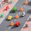 Miniatura de paisagem simulação de brinquedo de carro de tráfego acessórios de resina, decorações DIY para cenário de casa de bonecas, enfeites de mesa