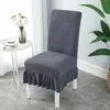 Funda de silla universal para todas las estaciones transfronteriza, funda para asiento y mesa de comedor, funda para respaldo, funda de taburete integrada, funda de silla de tela para el hogar