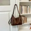 Mochila Retro Nueva de Otoño 2026 Moda Bolso Tote para Viajes Cotidianos Bolso Cruzado Casual de Gran Capacidad Color Sólido