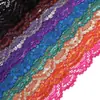 Cinta de Encaje de Poliéster de Colores Cinta Tejida DIY Diadema Accesorios para el Cabello Sombrero Vestido Vestido de Novia Ropa Accesorios para Muñecas