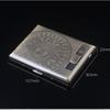 Caja de Cigarrillos Multifuncional Guipai Gp9029 Bronce con Encendedor, una Caja de Doble Uso Firma Grabada Personalizada Exclusiva