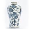Vaso de Cerámica con Hortensias de Porcelana Azul y Blanca Estilo Oriental Azul y Blanco Nuevo Estilo Chino Adornos para Porche Adornos de Cerámica para Sala de Estar