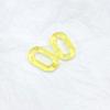 Fivela de Corrente Acrílica 20x30mm Cor Macaron Fivela de Pressão Acessórios para Chaveiro DIY Corrente de Bolsa Fornecimento Transfronteiriço