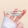 Novo bracelete de prata antigo francês herança Xiangyun feminino jovem aberto sólido fosco fonte fabricantes atacado spot