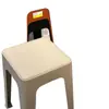 Banqueta de Plástico Estilo Luxo Leve para Uso Doméstico, Extra Grossa, Moderna e Simples, Empilhável, Confortável para Sentar por Longos Períodos, Banqueta Alta, Banco