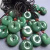 Venda Direta de Fábrica Jade Branco de Xinjiang Material da Mongólia Exterior Jade Hetian Imitação Fivela de Segurança Jaspe Fio de Ouro Jade Fivela de Segurança Pingente