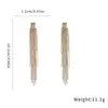 Pendientes de Borla Super Brillantes con Diamantes Incrustados de Aguja Plateada Moda de Nicho Versátiles Pendientes de Lujo Ligero Pendientes de Alto Temperamento para Mujeres Venta al por Mayor