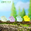 Novo produto transfronteiriço: miniaturas de caracol brilhante e coelho-do-mar, pequenos enfeites fofos, acessórios de decoração DIY, mini peças decorativas
