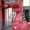 Material Protector Resistente a Altas Temperaturas Protección de Brazo Robótico Ropa de Aislamiento Térmico Anti-Salpicaduras de Chispa Calor Anti-Radiante Tela de Papel de Aluminio Cubierta Ignífuga