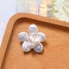 Pequeno vento perfumado imitação Shell Pérola Flores de Cristal diy hand-made elegante brincos hairpin telefone móvel shell material atacado