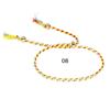 Pulseira Amazon Mais Vendida Contas de Cobre Pulseira de Borla Algodão Colorido Taler Corda de Mão Masculina e Feminina ins Yiwu Comércio Exterior Novo Estilo