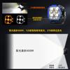 Faróis de Spot Personalizados para Carro Quadrados para Veículos Off-Road Luzes de Trabalho LED de 3 polegadas Faróis de Spot Luzes Off-Road Luz Branca Modificação Transfronteiriça