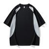 Camiseta de Manga Corta para Hombre 2025 Verano Nueva para Correr Cuello Redondo en V Top de Seda de Hielo Ropa de Fitness Bádminton Ropa Deportiva para Hombres