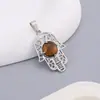 Pendente de cristal de pedra natural europeu e americano nova tendência Joker simples diy acessórios de joias de pinguim chinês atacado