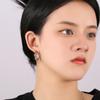 Transfronterizo Nuevo Moda Mujer Aretes Elegantes Temperamento Venta al por Mayor 925 Aretes Franceses Corea Lujo Ligero Joyería Pequeña Venta al por Mayor