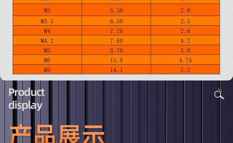 304不锈钢镀金色十字沉头自攻螺丝_03_15.jpg
