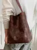 Elegante y versátil bolso de hombro, nueva colección 2026, estampado de leopardo retro para mujer, popular bolso cruzado informal estilo coreano